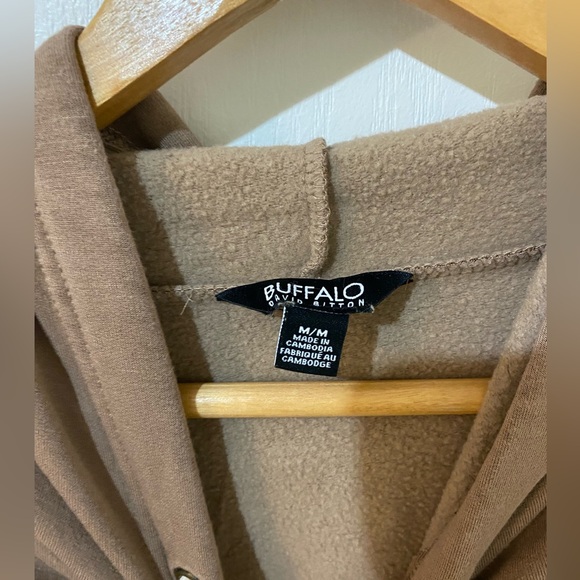 Buffalo Ladies' Super Soft Pullover Hoodie Brown - Picture 3 of 3